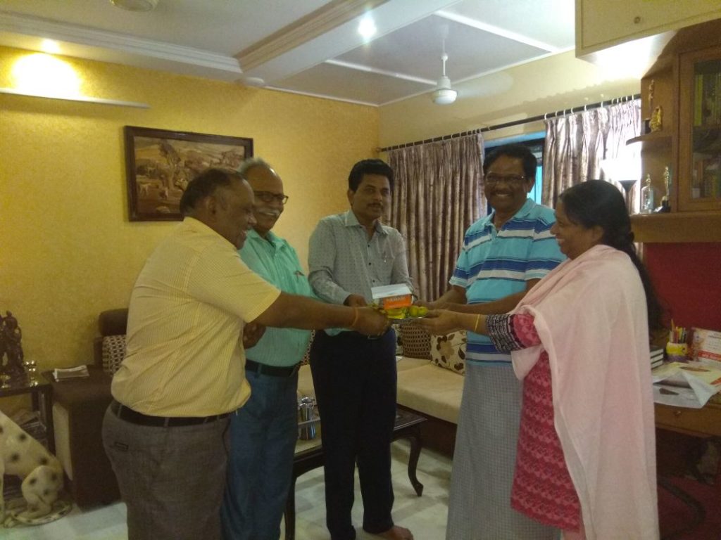 Invited Mr. Kumanarajan, chief editor of The Lemuriya Publications for the annual functions, which i